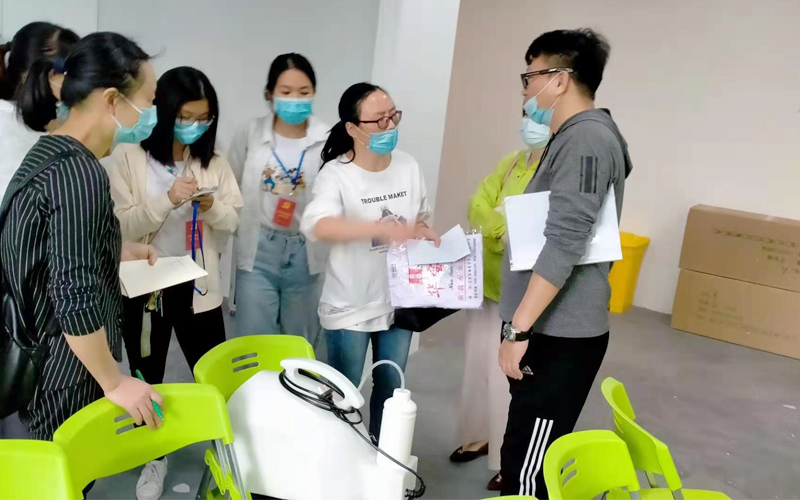 法国PSA干雾消毒设备参与广州市海珠区新冠疫苗接种点建设工作